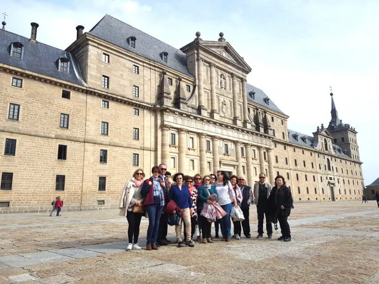 imagen en El Escorial, abril 2018, fuente imagen Universidad Popular Miguelturra