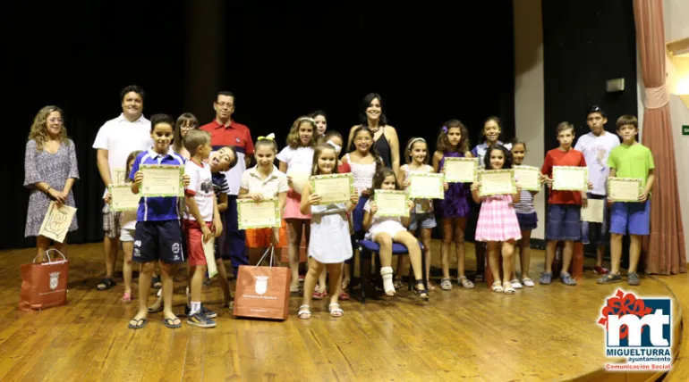 imagen entrega de premios del concurso de lectura, septiembre 2015