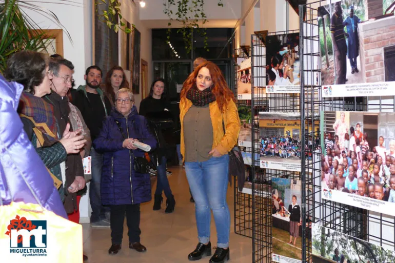 imagen de la inauguración de la exposición Solidarízate 2017