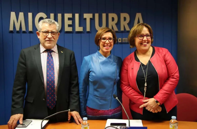 imagen de la visita oficial de Ángel Felpeto a Miguelturra, enero 2018
