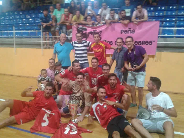 imagen grupal de la Final de Fútbol Sala 2014-2015