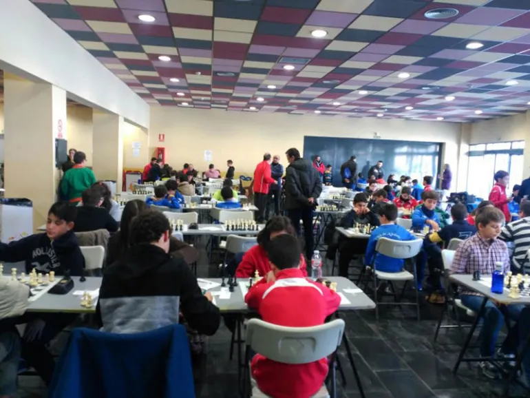 imagen de la primera jornada de Ajedrez, Deporte Base, enero 2017, imagen de Alberto Sánchez Ruiz