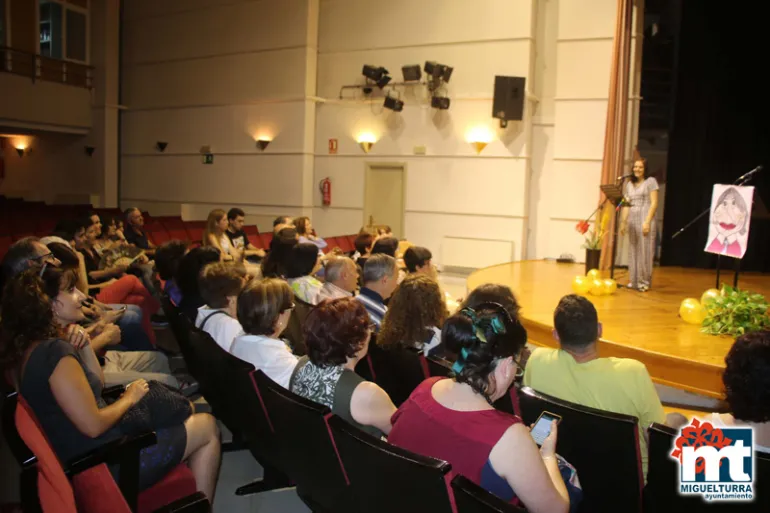 imagen del taller de lectura sobre Gloria Fuertes, junio 2017