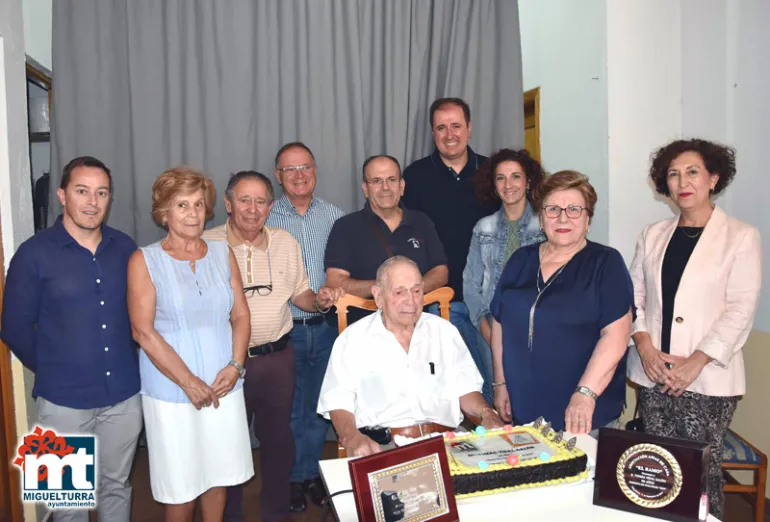 imagen del homenaje a Tomás Vidal Salón, miércoles 11 de septiembre de 2019