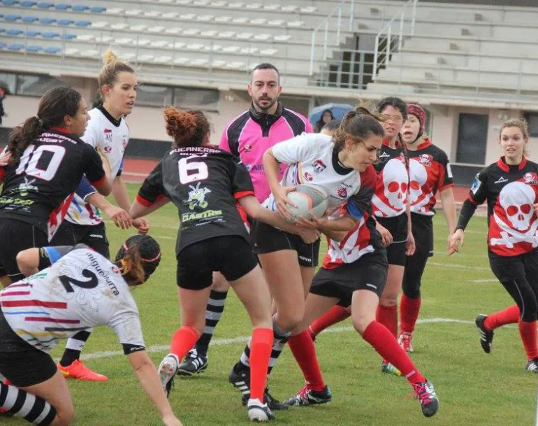 imagen de las Arlequinas de Miguelturra, marzo 2016, fuente imagen el propio club