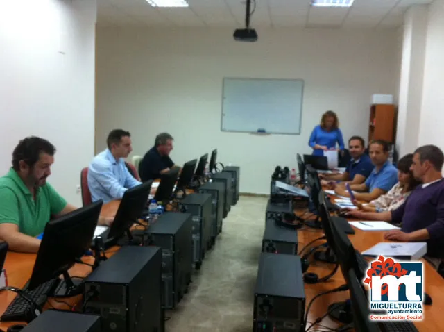 imagen del curso de docentes en Laboriscity, octubre de 2015