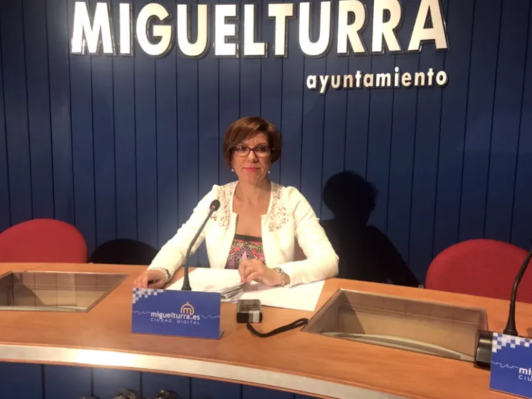 imagen de la alcaldesa de Miguelturra Victoria Sobrino, 2 de octubre de 2018