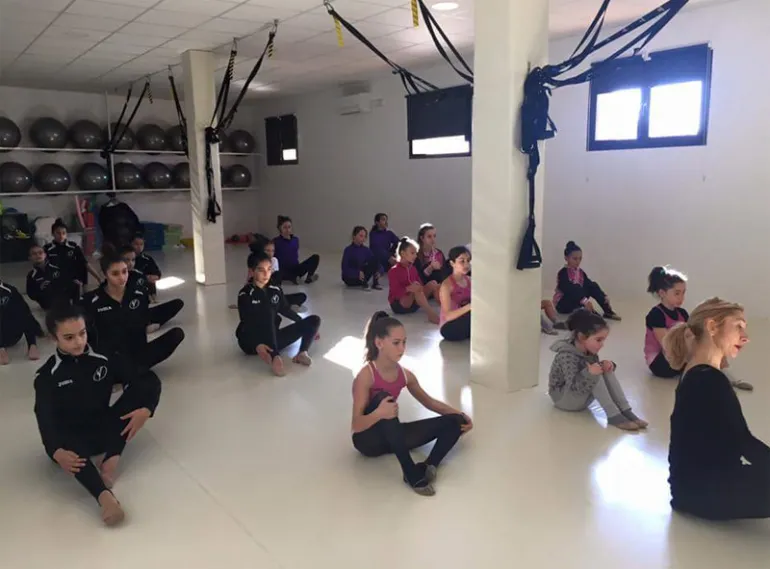 imagen del CDE Volaverunt de Miguelturra en la masterclass de Lola Eiffel