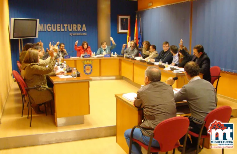 imagen del Pleno Extraordinario del jueves 10 de noviembre 2016 del Ayuntamiento de Miguelturra