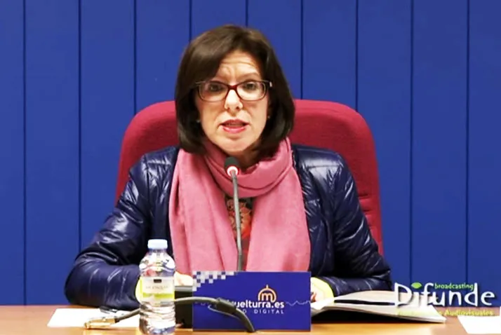 imagen extraída del vídeo cedido por Difunde Broadcasting del Pleno Ordinario del 25 de febrero de 2016