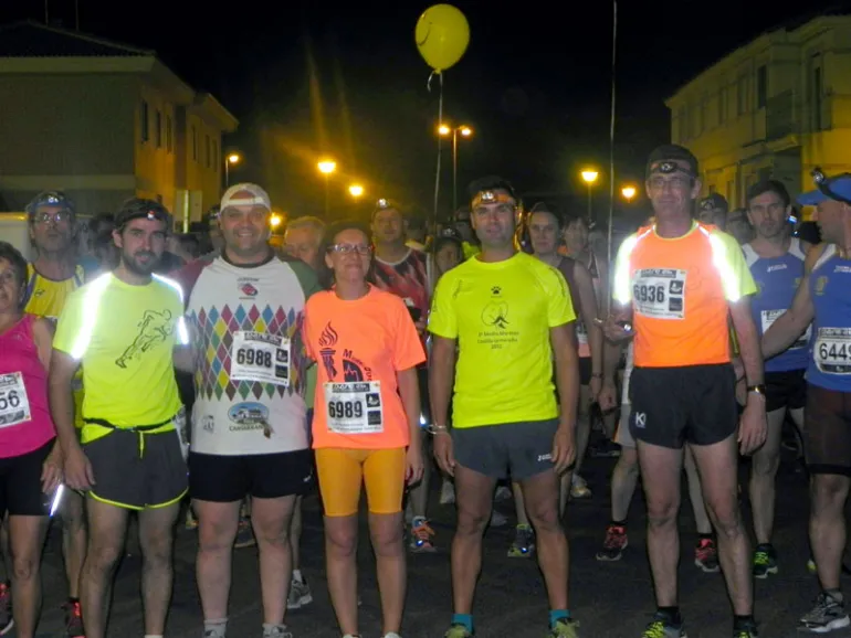 imagen de la salida de la Carrera Nocturna Miguelturra, agosto 2015