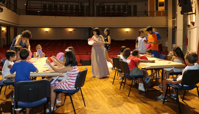 imagen de uno de los talleres de la Biblioteca Municipal en agosto de 2016