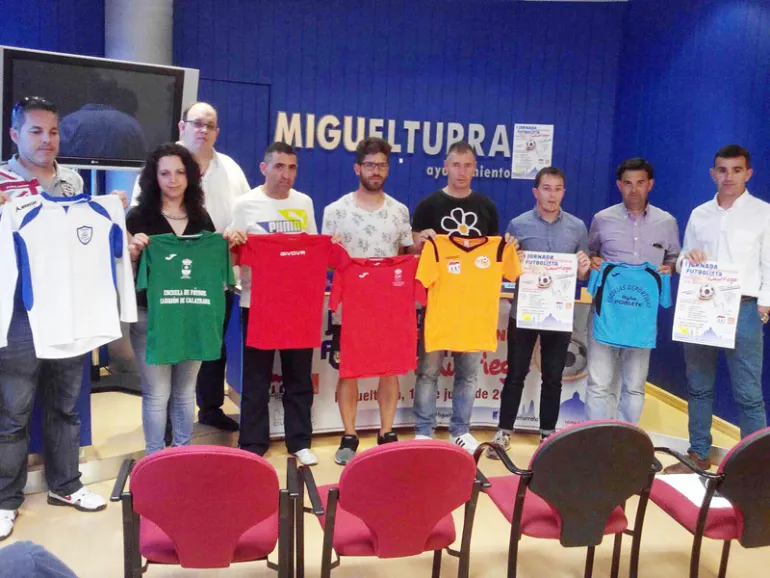 imagen de la presentación de la Jornada Futbolística Churriega, mayo 2017