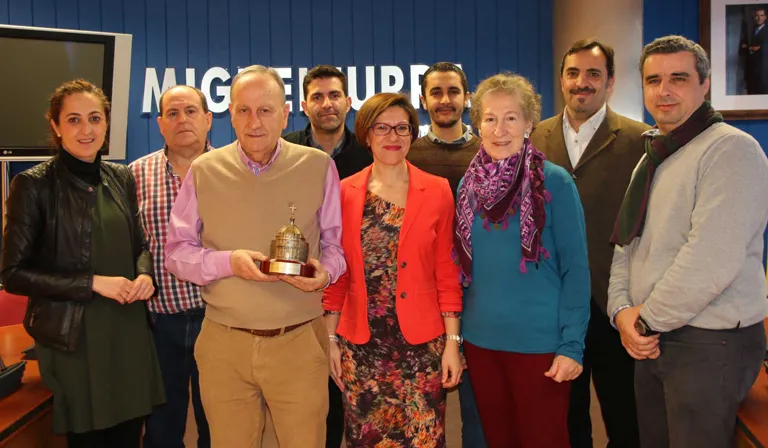 imagen del homenaje institucional a Domingo Mohedano, enero 2018