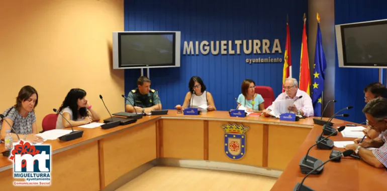 imagen de la Junta Local de Seguridad de Miguelturra, agosto 2015