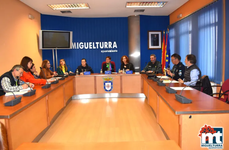 imagen de la Junta Local de Seguridad de Miguelturra, febrero 2019