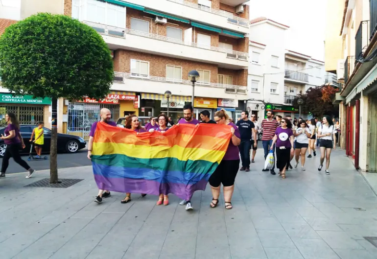 imagen de la Primera Marcha del Orgullo, junio 2017