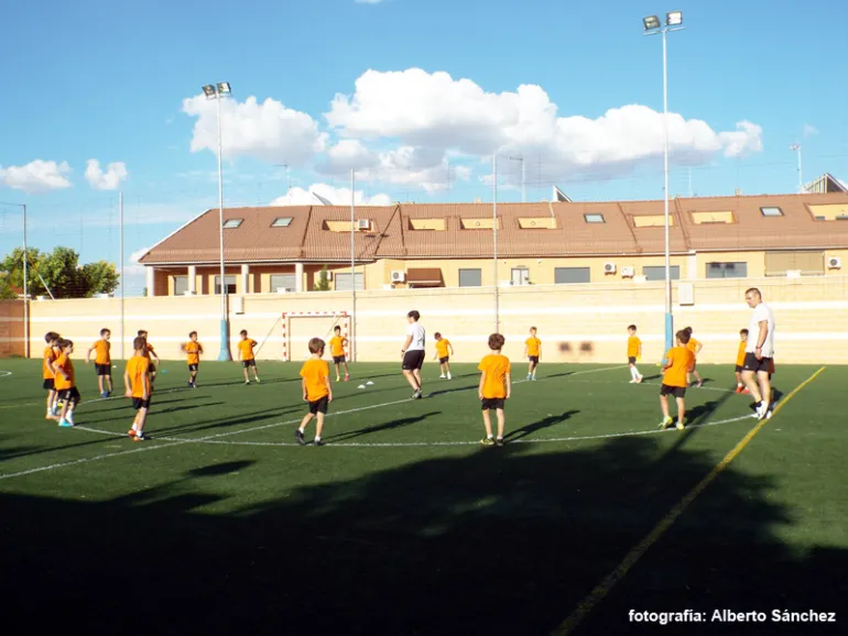 imagen de entrenamientos del Campus de Fútbol, martes 27 junio