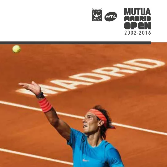 imagen del tenista español Rafa Nadal en el Mutua Open 2016 de Tenis