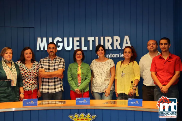 imagen del nuevo Equipo de Gobierno del Ayuntamiento de Miguelturra, junio 2015