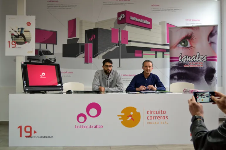 imagen presentación del nuevo anagrama del club deportivo miguelturreño del Circuito de Carreras Populares de Ciudad Real