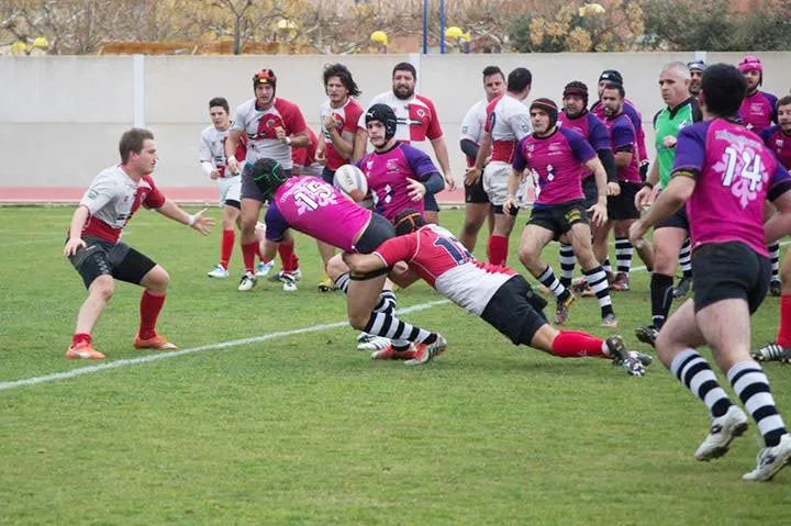 imagen de partido de rugby de Arlequines Miguelturra