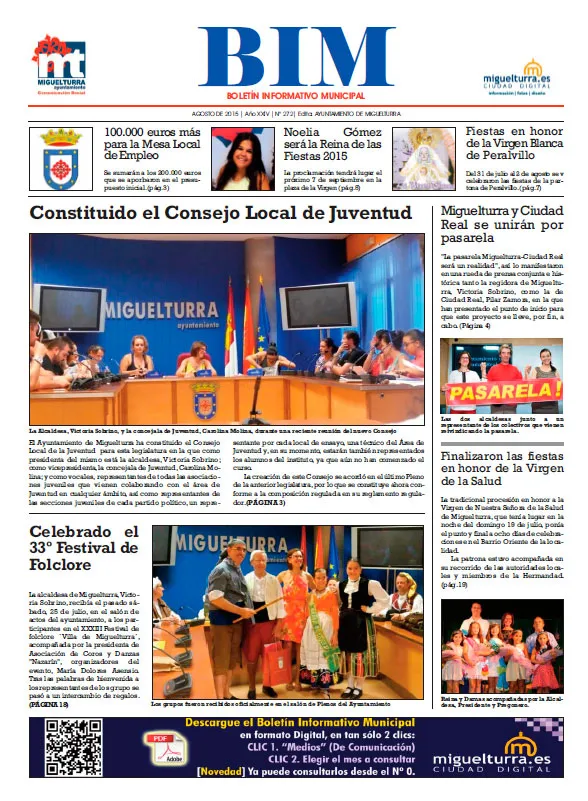 imagen de la portada del BIM de agosto de 2015