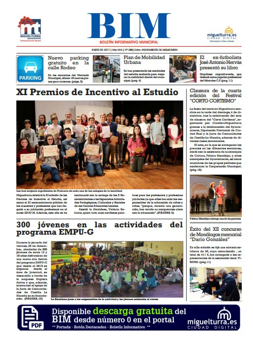 imagen de la portada del BIM de Enero de 2017