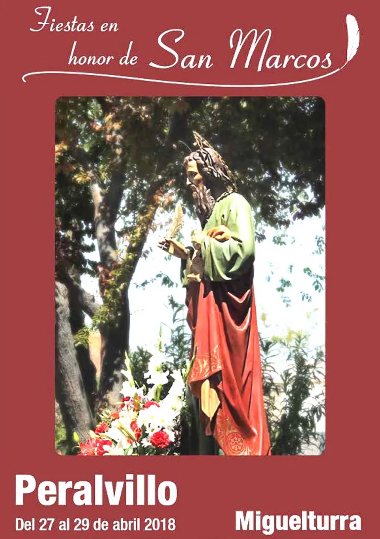 imagen de la portada del programa de San Marcos 2018, Peralvillo, Miguelturra