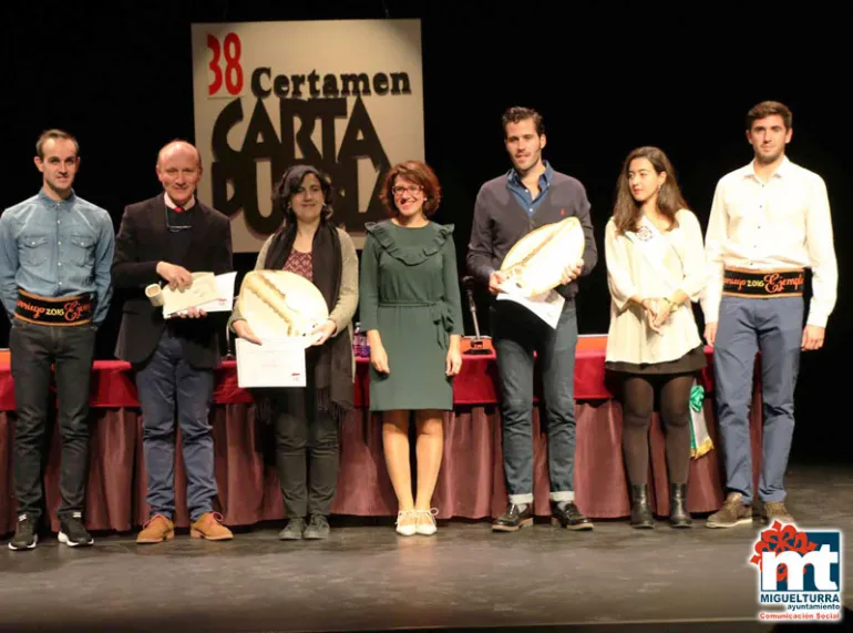 imagen entrega premios Carta Puebla Miguelturra 2016