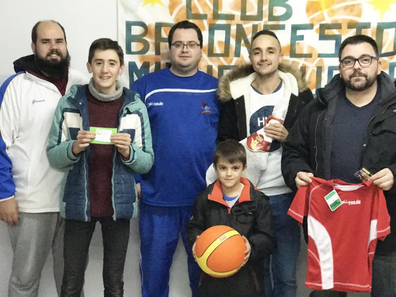 imagen del sorteo realizado por CB Miguelturra, diciembre 2016