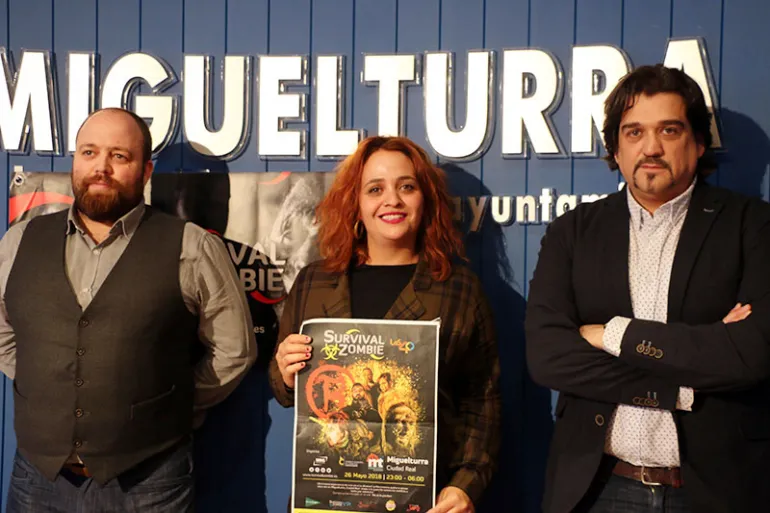 imagen de la presentación de la Survival Zombie en Miguelturra, abril de 2018