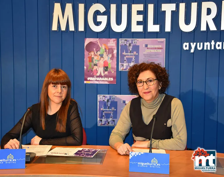 imagen presentación actos conmemorativos del Día Internacional de la Mujer 202o en Miguelturra