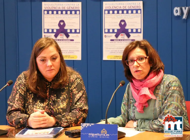 imagen presentación actos contra la violencia de género, noviembre 2015