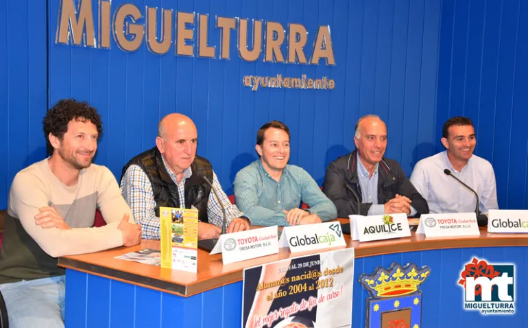 imagen de la presentación del Campus de Fútbol de Miguelturra 2019