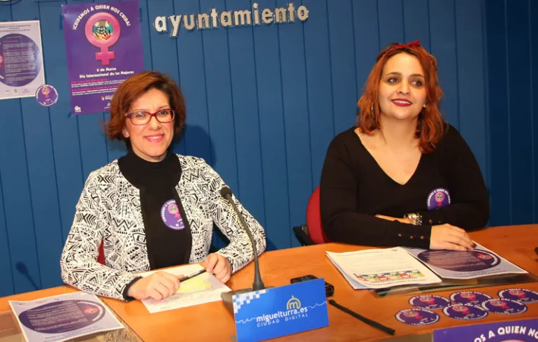 imagen de Sobrino y Molina, de izquierda a derecha, en la rueda de prensa, 2 de marzo 2018