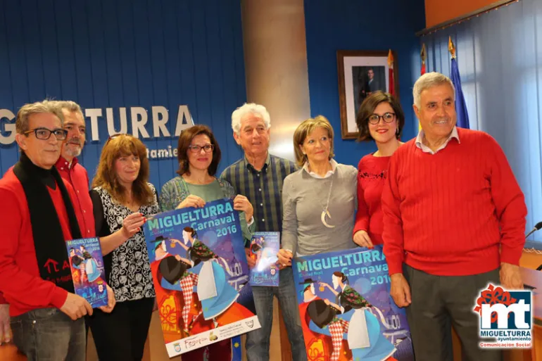imagen de la presentación de la programación oficial del Carnaval 2016 de Miguelturra