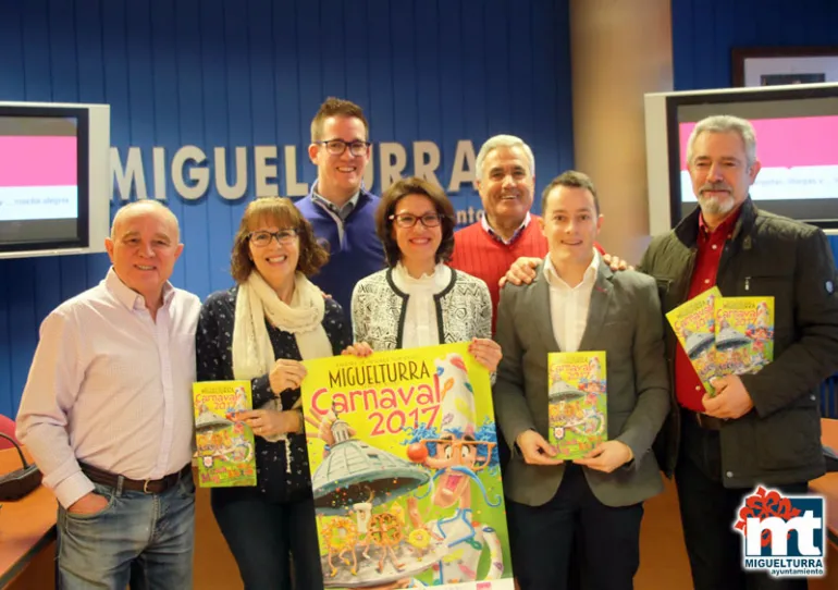imagen de la presentación oficial del Carnaval de Miguelturra 2017 y programación