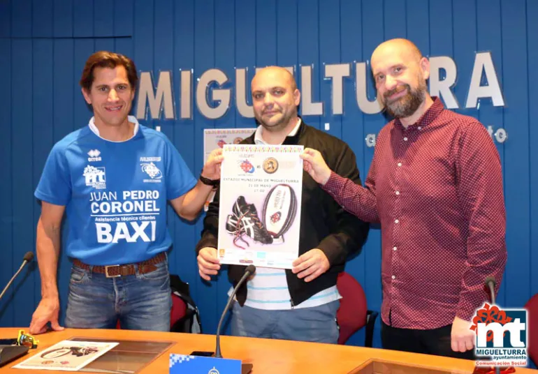 imagen presentación en rueda de prensa del partido de rugby del sábado 21 de mayo de 2016
