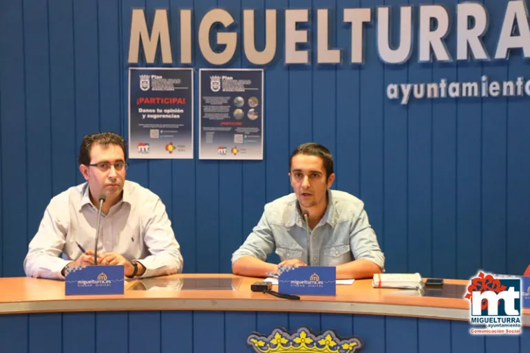imagen rueda de prensa presentación Plan de Movilidad del Ayuntamiento de Miguelturra, septiembre 2016