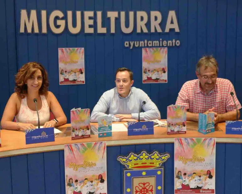 imagen de la rueda de prensa presentación actos deportivos Ferias y Fiestas Miguelturra  2017