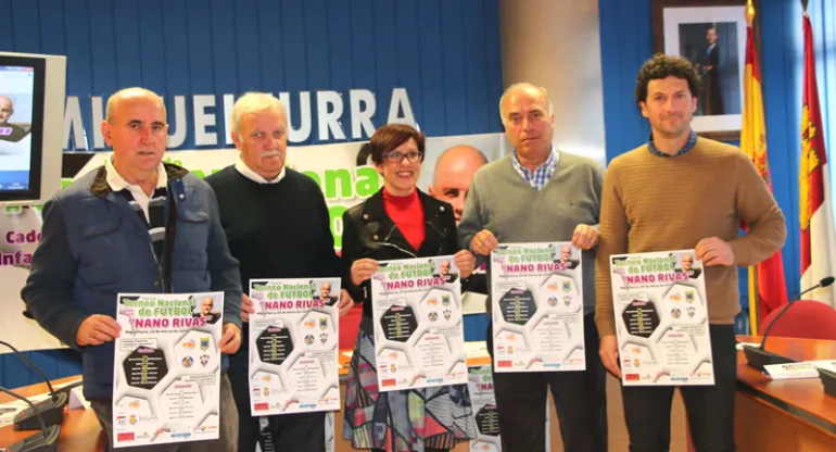 imagen de la presentación del Torneo de Fútbol Nano Rivas 2018 en Miguelturra