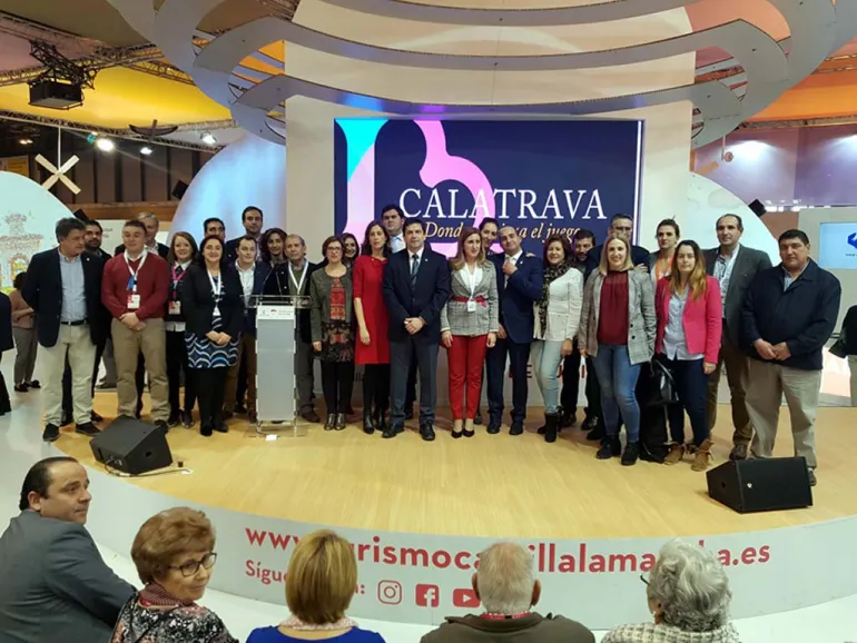 imagen presentación turística del Campo de Calatrava en Fitur 2018, fuente imagen Gabinete Prensa Multimedia