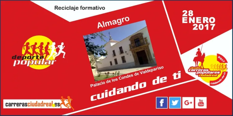 imagen del folleto del curso, Circuito Carreras Populares Ciudad Real