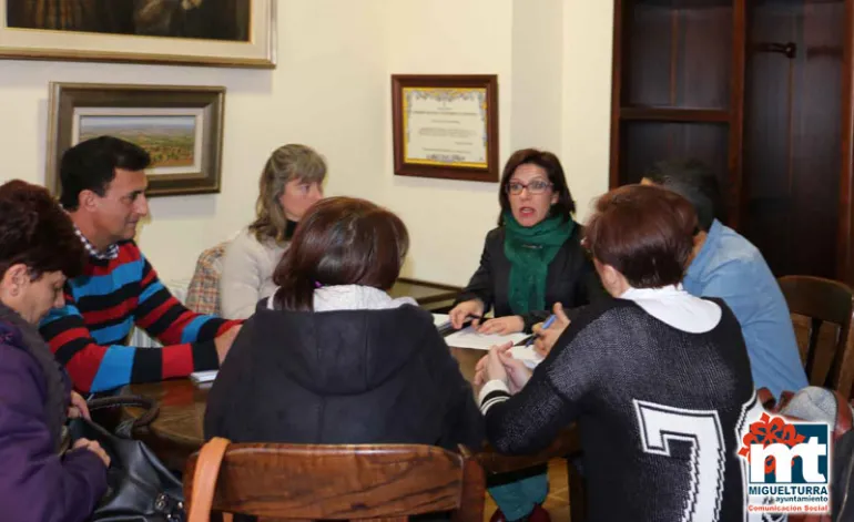 imagen de la reunión de Fisensi y Ayuntamiento de Miguelturra, febrero 2016