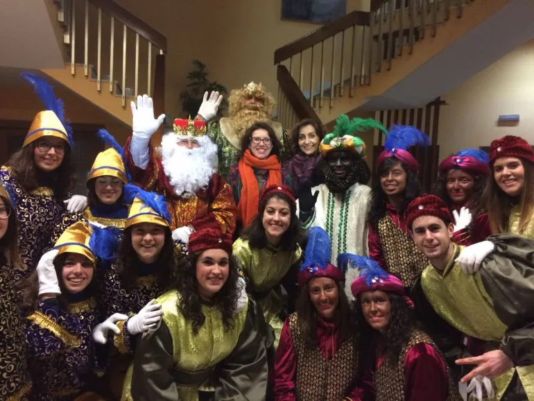 Reyes Magos con la alcaldesa y la concejala de Cultura, enero 2017
