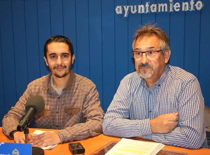 imagen de Julián Céspedes y Miguel Fernández, izquierda a derecha, durante la rueda de prensa, 2 noviembre 2017