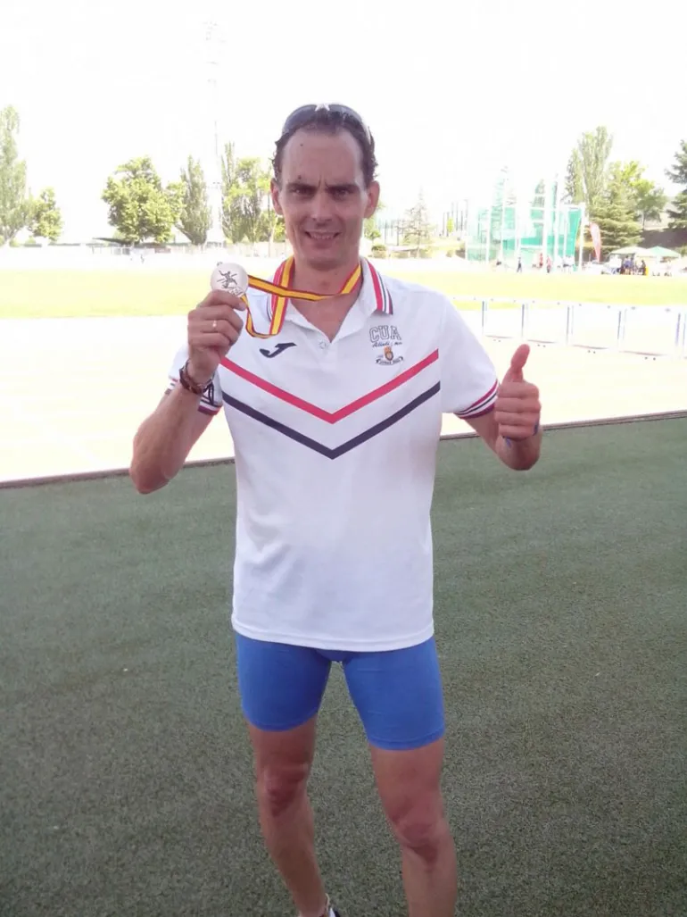 imagen del Medallista churriego Santiago Mascaraque Crespo, junio 2015
