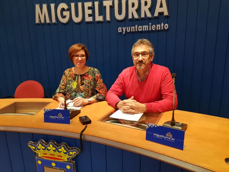 imagen de Victoria Sobrino y Miguel Fernández, enero de 2018