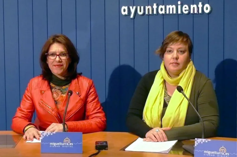 imagen de Victoria Sobrino y Luz María Sánchez, enero 2017